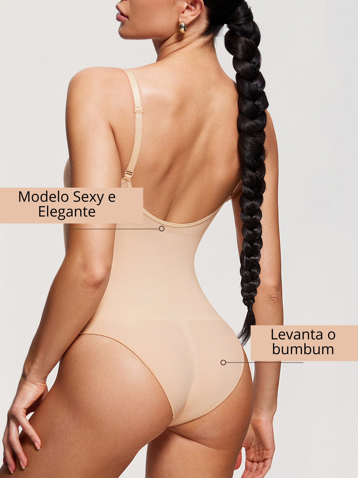 Body Modelador Contorno Ideal